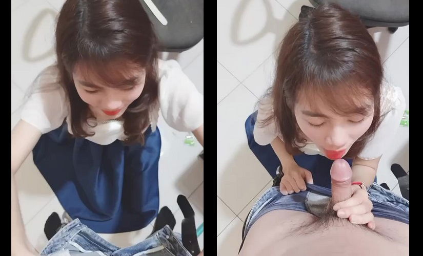 sex trung quốc bú cu Em nhân viên văn phòng tranh thủ buổi trưa bên anh